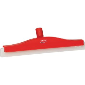 Gulvskraber, Vikan, 40x11x7,5cm, r�d, cellegummi/PP, 40 cm, med drejeled og dobbeltblad