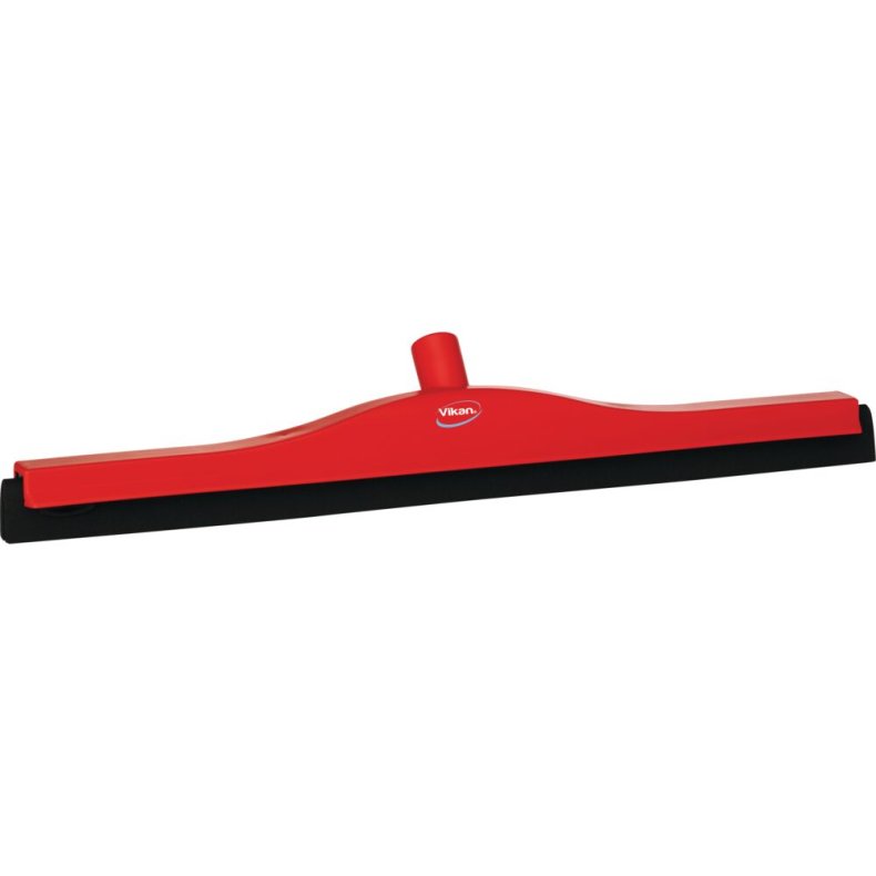 Gulvskraber, Vikan, 60x8,5x11,5cm, r�d, cellegummi/PP, 60 cm, med dobbeltblad *Denne vare tages ikke retur*