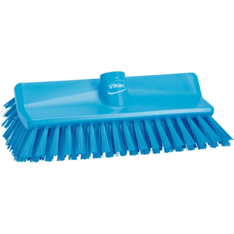 High-low b�rste, Vikan, 26,5x15x10cm, bl�, polyester/PP/rustfrit st�l, 26,5 cm, medium