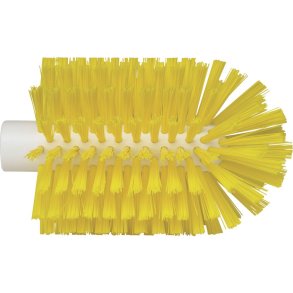 R�rb�rstehoved, Vikan, 17cm, �10cm, gul, polyester/PP/rustfrit st�l, medium *Denne vare tages ikke retur*