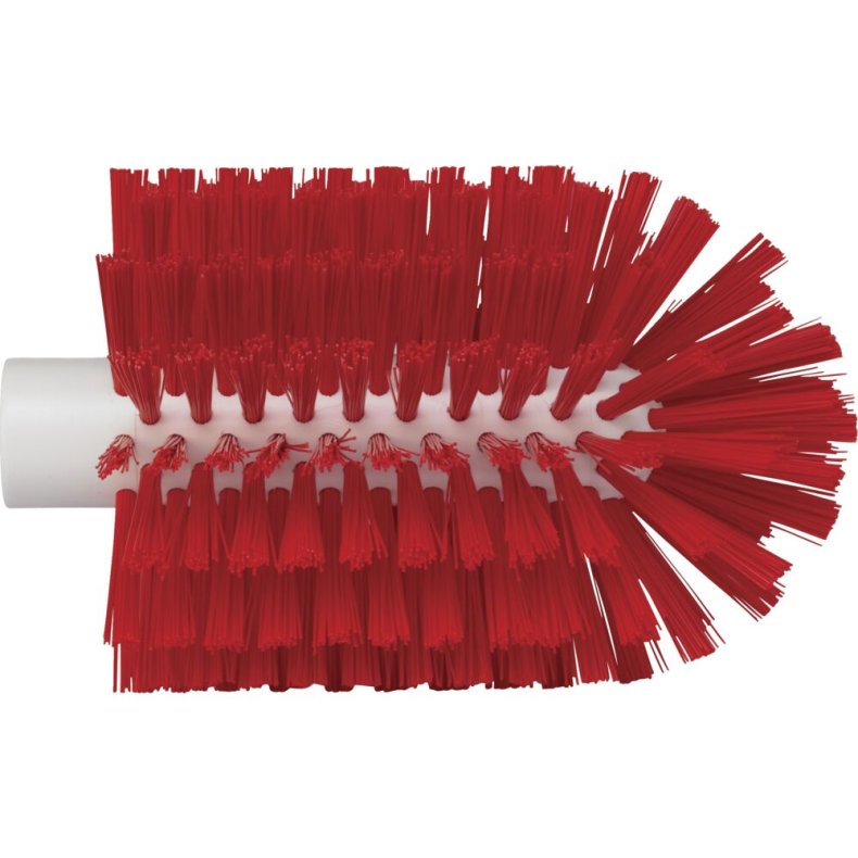 R�rb�rstehoved, Vikan, 17cm, �10cm, r�d, polyester/PP/rustfrit st�l, medium *Denne vare tages ikke retur*