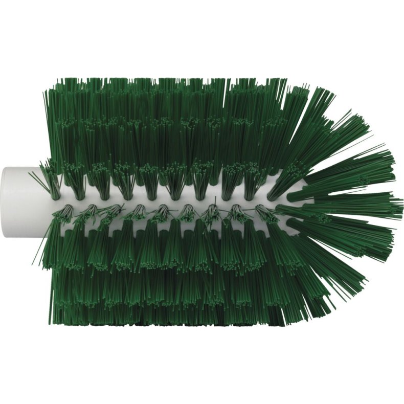 R�rb�rstehoved, Vikan, 17cm, �10cm, gr�n, polyester/PP/rustfrit st�l, medium *Denne vare tages ikke retur*