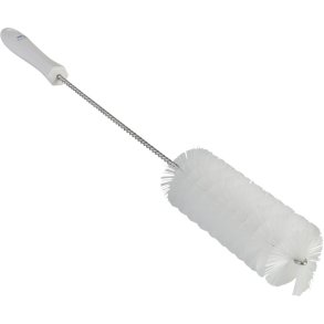 R�rrenser, Vikan, 50cm, �5cm, hvid, polyester/PP/rustfrit st�l, medium