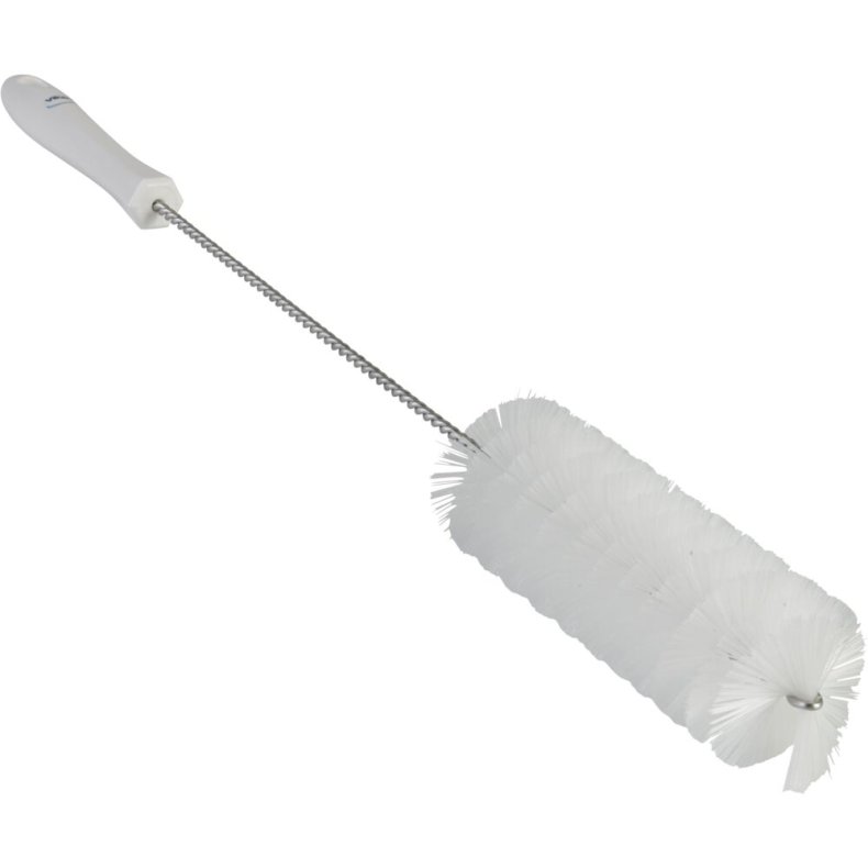 R�rrenser, Vikan, 50cm, �5cm, hvid, polyester/PP/rustfrit st�l, medium