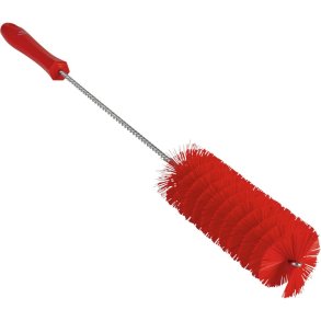 R�rrenser, Vikan, 50cm, �5cm, r�d, polyester/PP/rustfrit st�l, medium *Denne vare tages ikke retur*