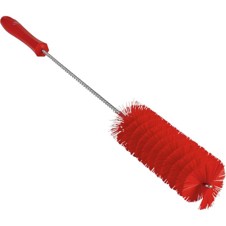 R�rrenser, Vikan, 50cm, �5cm, r�d, polyester/PP/rustfrit st�l, medium *Denne vare tages ikke retur*