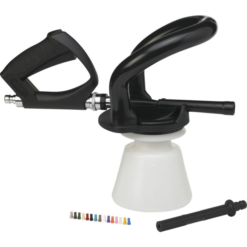 Skumspr�jte, Nito Ergo, 1,4 l, hvid, inkl. pistol, str�ler�r og dyser