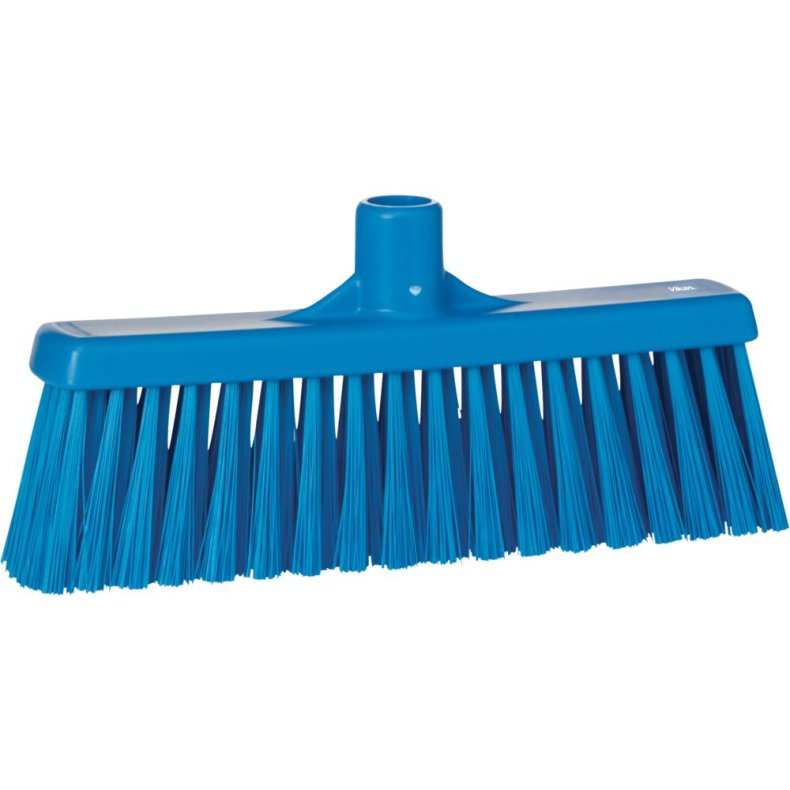Fejekost, Vikan, bl�, polyester/PP/rustfrit st�l, 31 cm, medium *Denne vare tages ikke retur*