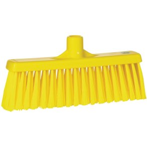 Fejekost, Vikan, gul, polyester/PP/rustfrit st�l, 31 cm, medium *Denne vare tages ikke retur*