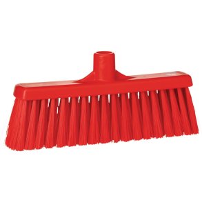 Fejekost, Vikan, r�d, polyester/PP/rustfrit st�l, 31 cm, medium *Denne vare tages ikke retur*