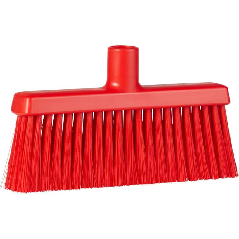 Lobbykost, Vikan, r�d, polyester/PP/rustfrit st�l, 26 cm, bl�d/stiv *Denne vare tages ikke retur*