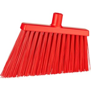Fejekost, Vikan, r�d, polyester/PP/rustfrit st�l, 29 cm, meget stiv *Denne vare tages ikke retur*