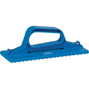 H�ndtag til skurefiber, Vikan, 23x10x8cm, bl�, PP
