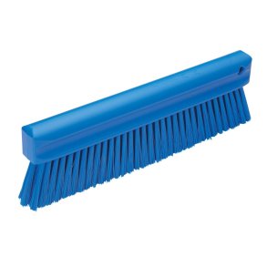 Melb�rste, Vikan, 30x3,1x10cm, bl�, polyester/PP/rustfrit st�l, bl�d *Denne vare tages ikke retur*