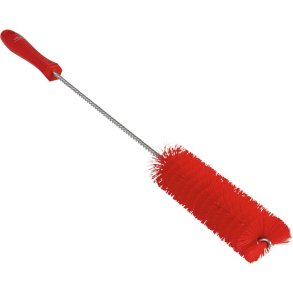 R�rrenser, Vikan, 50cm, �4cm, r�d, polyester/PP/rustfrit st�l, stiv *Denne vare tages ikke retur*