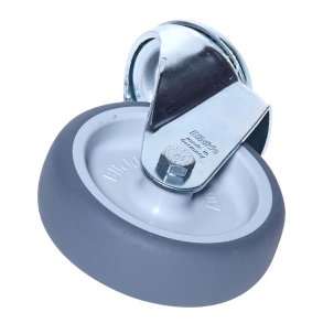 Hjul, Tina Trolleys, 32mm, �100mm, gr�, TPE gummi/PP, uden bremse, svingbart *Denne vare tages ikke retur*