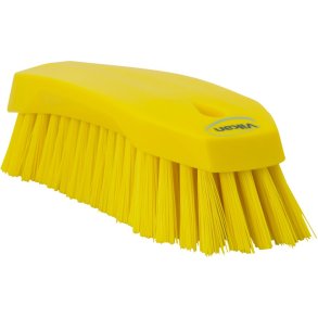 K�rneb�rste, Vikan, 20x7x6cm, gul, polyester/PP/rustfrit st�l, 20 cm, stiv *Denne vare tages ikke retur*