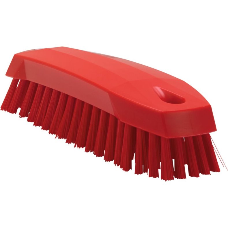 K�rneb�rste, Vikan, 16,5x5x4,5cm, r�d, polyester/PP, 16,5 cm, medium *Denne vare tages ikke retur*