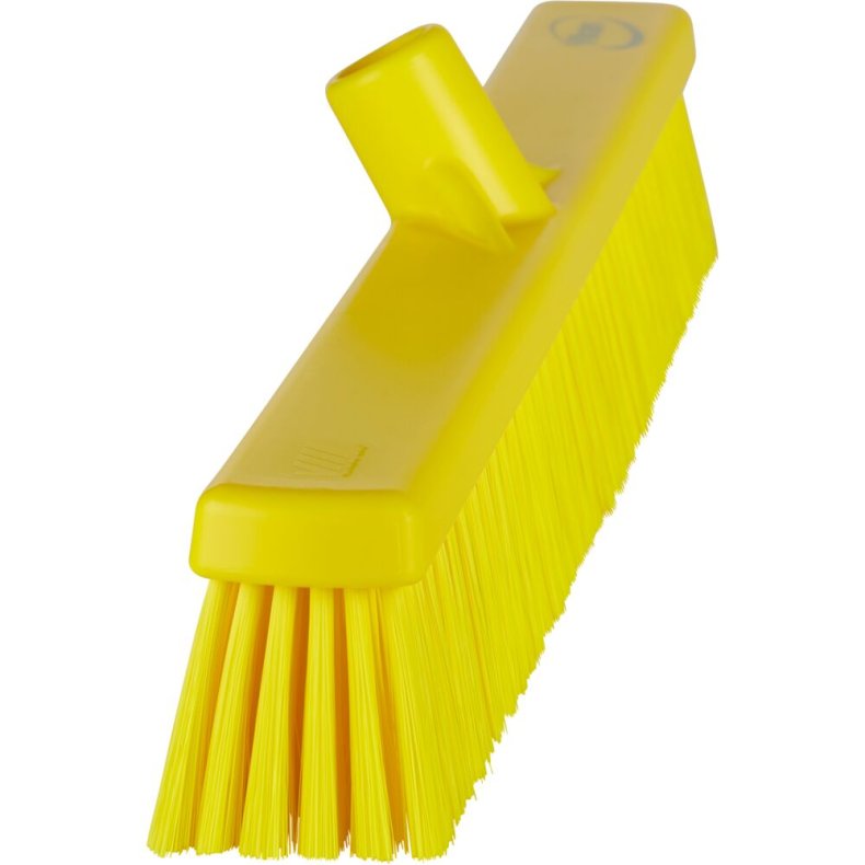 Fejekost, Vikan, gul, polyester/PP/rustfrit st�l, 61 cm, bl�d *Denne vare tages ikke retur*