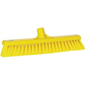 Fejekost, Vikan, gul, polyester/PP/rustfrit st�l, 41 cm, bl�d *Denne vare tages ikke retur*