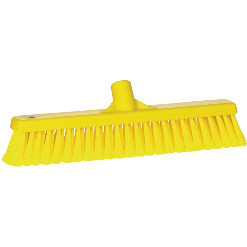 Fejekost, Vikan, gul, PP/rustfrit st�l, 41 cm, bl�d, spaltet *Denne vare tages ikke retur*