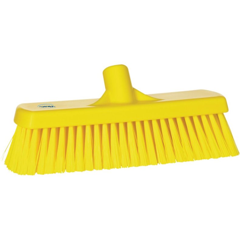 Fejekost, Vikan, gul, polyester/PP/rustfrit st�l, 30 cm, medium *Denne vare tages ikke retur*