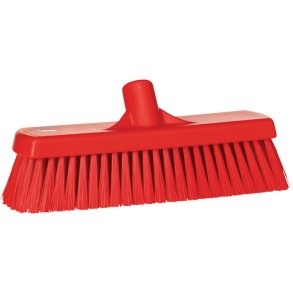 Fejekost, Vikan, r�d, polyester/PP/rustfrit st�l, 30 cm, medium *Denne vare tages ikke retur*