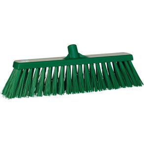 Fejekost, Vikan, gr�n, polyester/PP/rustfrit st�l, 53 cm, meget stiv *Denne vare tages ikke retur*