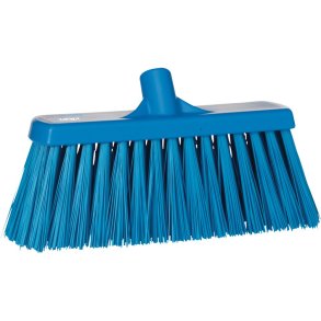 Fejekost, Vikan, bl�, polyester/PP/rustfrit st�l, 32 cm, meget stiv *Denne vare tages ikke retur*