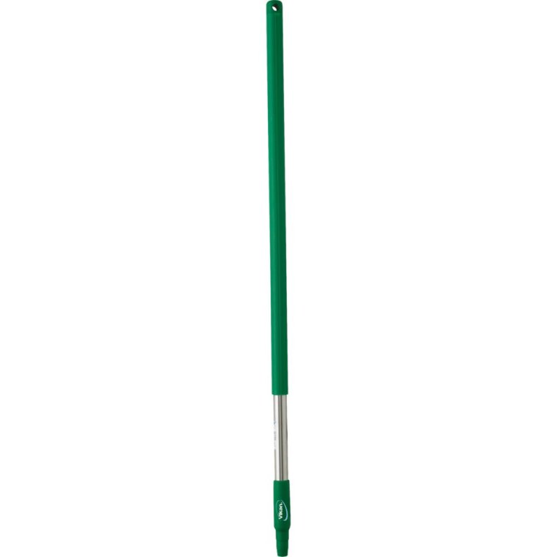 Skaft med gevind, Vikan, 102,5cm, �3,1cm, gr�n, PP/rustfrit st�l *Denne vare tages ikke retur*