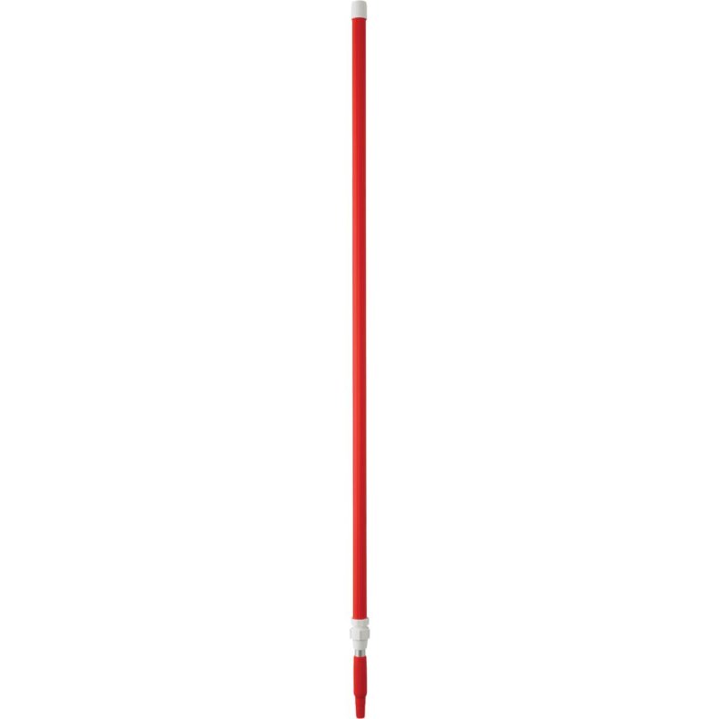 Teleskopskaft med gevind, Vikan, r�d, aluminium/PP, 158-278 cm *Denne vare tages ikke retur*