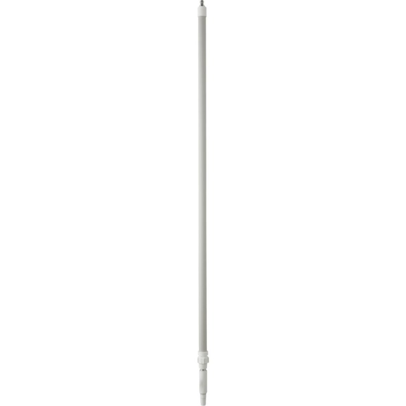 Skaft med vandgenneml�b, Vikan, 160cm, �32mm, bl�, aluminium/PP, 160-278 cm, gevind, Q-kobling *Denne vare tages ikke retur*