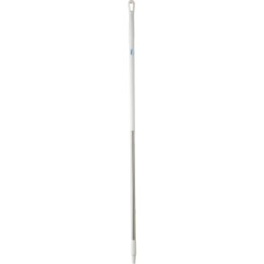 Skaft med gevind, Vikan, 151cm, �3,1cm, hvid, PP/rustfrit st�l *Denne vare tages ikke retur*