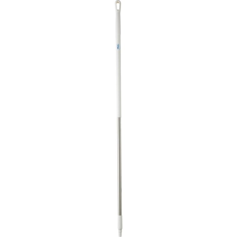 Skaft med gevind, Vikan, 151cm, �3,1cm, hvid, PP/rustfrit st�l *Denne vare tages ikke retur*