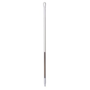 Skaft med gevind, Vikan, 131cm, �3,1cm, hvid, aluminium/PP
