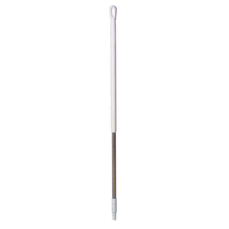 Skaft med gevind, Vikan, 131cm, �3,1cm, hvid, aluminium/PP