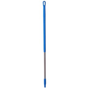 Skaft med gevind, Vikan, 131cm, �3,1cm, bl�, aluminium/PP