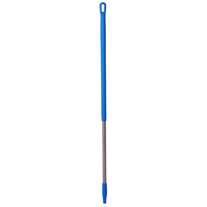 Skaft med gevind, Vikan, 131cm, �3,1cm, bl�, aluminium/PP