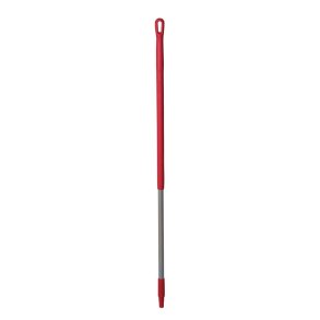 Skaft med gevind, Vikan, 131cm, �3,1cm, r�d, aluminium/PP *Denne vare tages ikke retur*