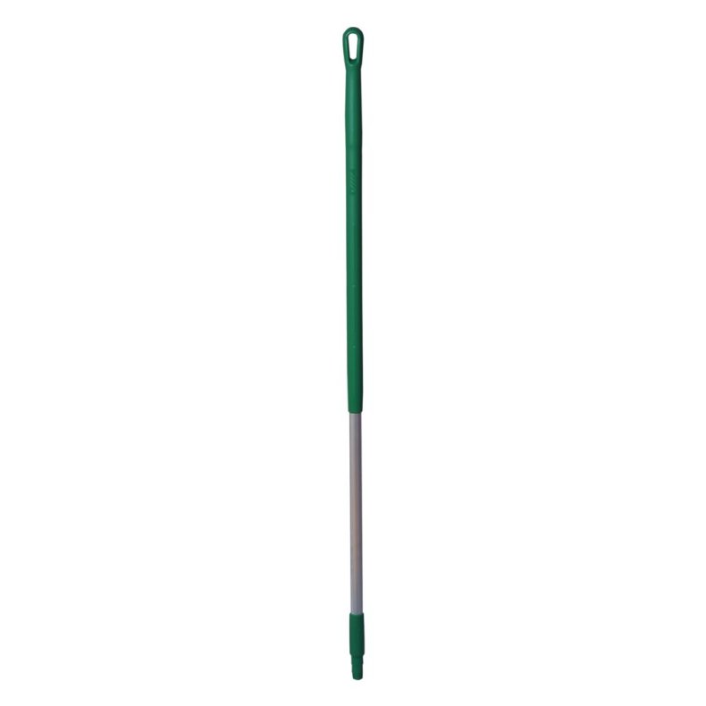 Skaft med gevind, Vikan, 131cm, �3,1cm, gr�n, aluminium/PP