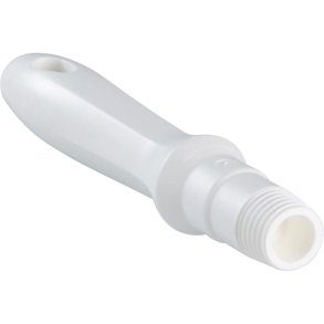 Miniskaft med gevind, Vikan, 16cm, �3cm, hvid, PP *Denne vare tages ikke retur*