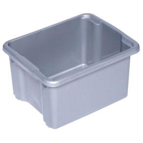 Moppeboks, Tina Trolleys, 370x300x200mm, gr�, plast/PP, uden l�g, 15 ltr. *Denne vare tages ikke retur*