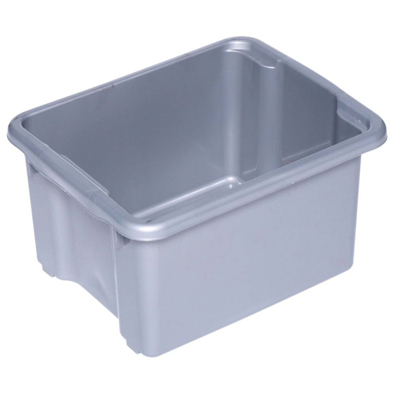 Moppeboks, Tina Trolleys, 370x300x200mm, gr�, plast/PP, uden l�g, 15 ltr. *Denne vare tages ikke retur*