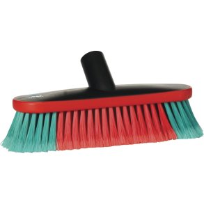 Autob�rste med vandgenneml�b, Vikan, sort, polyester/PP, 27 cm, bl�d, spaltet