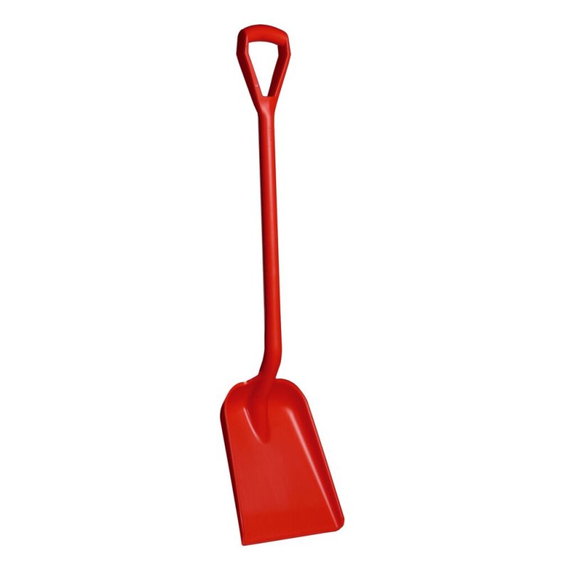 Skovl, Vikan, 104x27,1x32,7cm, r�d, PP, kort skaft, standard blad *Denne vare tages ikke retur*