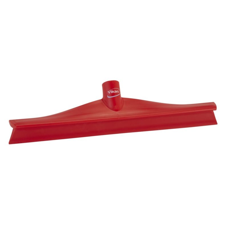 Gulvskraber, Vikan, 40x8x9cm, r�d, TPE gummi/PP, 40 cm, med enkeltblad, ultra hygiejnisk *Denne vare tages ikke retur*