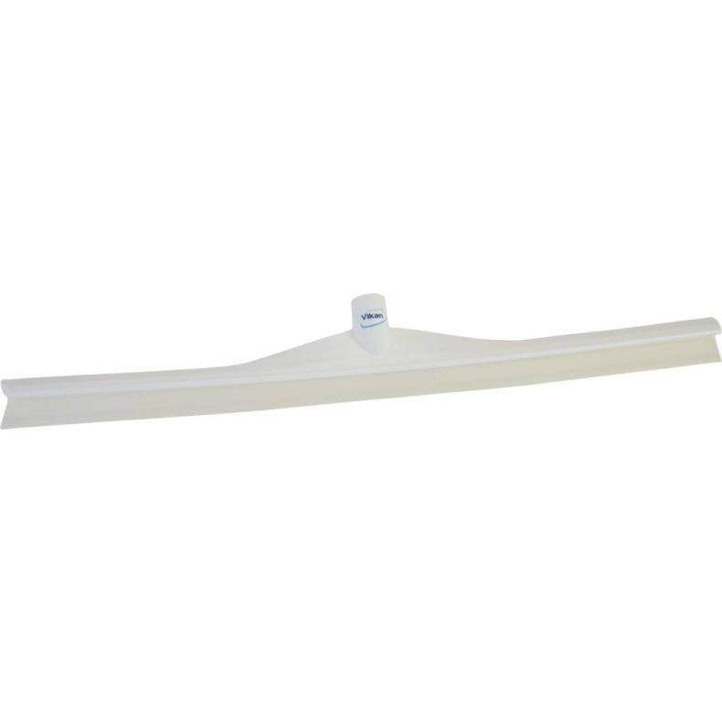 Gulvskraber, Vikan, 70x7x8,5cm, hvid, TPE gummi/PP, 70 cm, med enkeltblad, ultra hygiejnisk