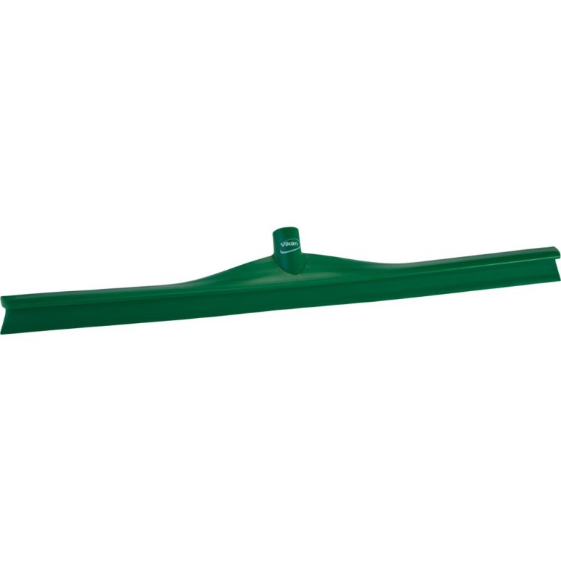 Gulvskraber, Vikan, 70x7x8,5cm, gr�n, TPE gummi/PP, 70 cm, med enkeltblad, ultra hygiejnisk