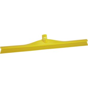 Gulvskraber, Vikan, 60x8x9,5cm, gul, TPE gummi/PP, 60 cm, med enkeltblad, ultra hygiejnisk