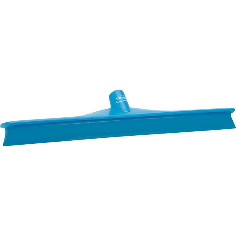 Gulvskraber, Vikan, 50x7,5x8,5cm, bl�, TPE gummi/PP, 50 cm, med enkeltblad, ultra hygiejnisk